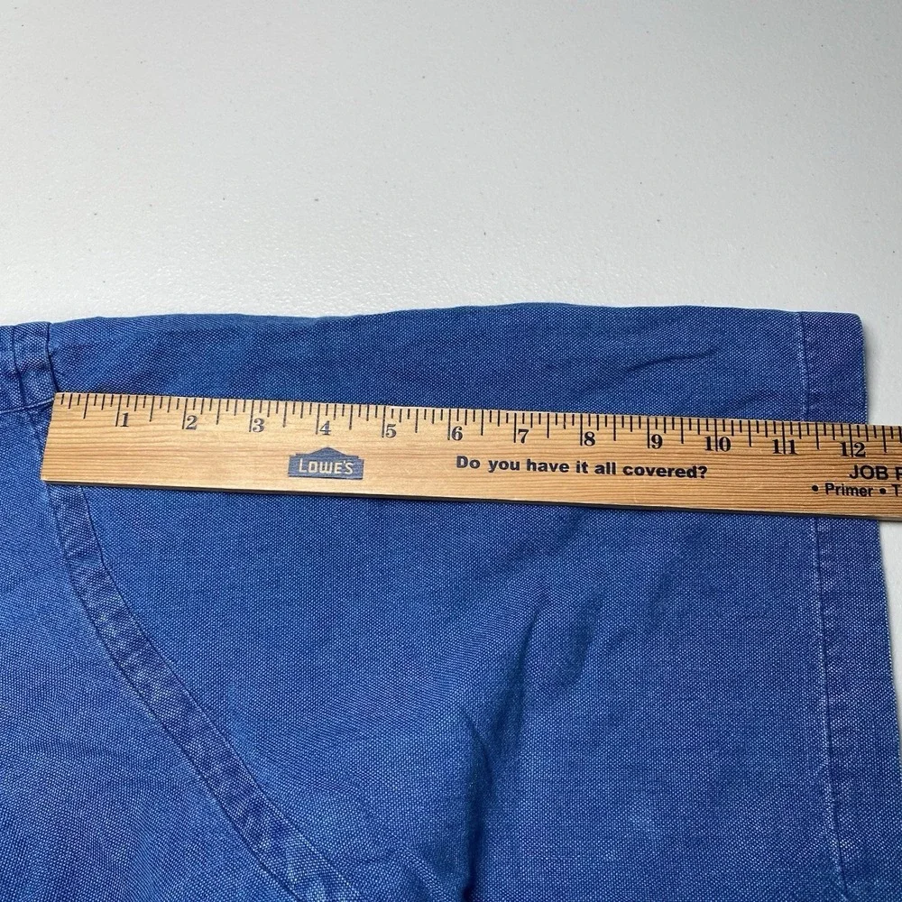 Ralph Lauren Shirt 4XB S/S Button Down Midweight Cotton Blue